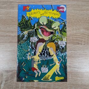 MTV Beavis and Butt-Head Comic Wizard Supplement 1990s + The Maxx Back Cover